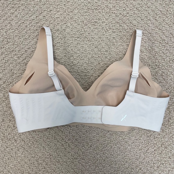 Knix Revolution V-Neck Invisible Wireless Bra Beige Women M+ - Picture 7 of 8